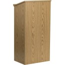 Flash Furniture  Oak Stand-Up Lectern [MT-M8830-LECT-OAK-GG] width=